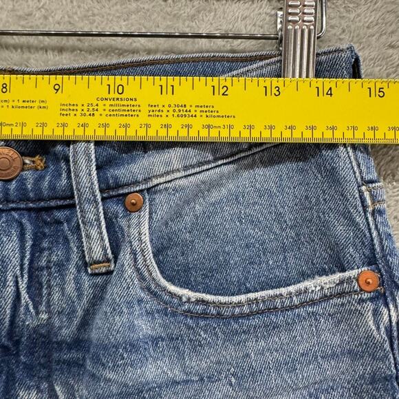 Madewell Jeans 27T Blue Medium Wash The Perfect Vintage Jean High Rise Straight - Picture 13 of 16